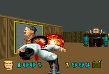 une photo d'Ã©cran de Wolfenstein 3D sur Atari Jaguar
